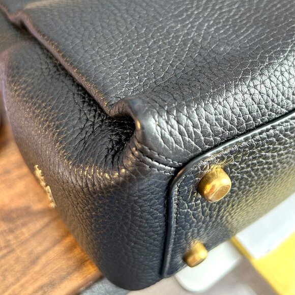 Coach Outlet Shay Crossbody in Black Pebbled Leather - Picture 8 of 14
